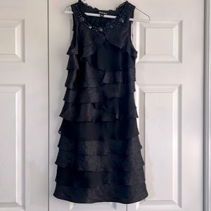 Dress - S L Fashions - Size 8 - Tiered and Sequined -Party and Special Occasion
